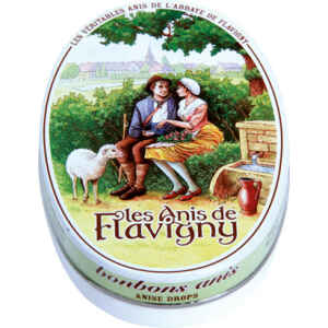 Scatola Ovale Caramelle Balsamiche Anice 50 g Anis de Flavigny