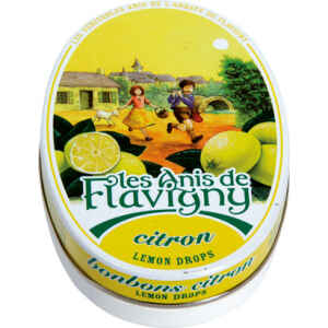 Scatola Ovale Caramelle Balsamiche Limone 50 g Anis de Flavigny