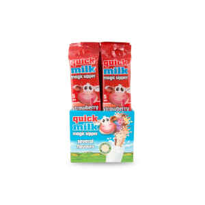 Cannucce alla Fragola Quick Milk Senza Glutine 30 g Felfoldi