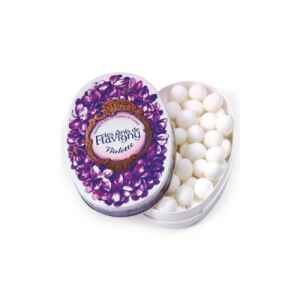 Scatola Ovale Caramelle Balsamiche Violetta 50 g Anis de Flavigny