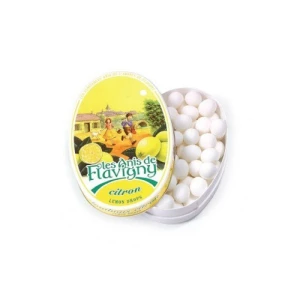 Scatola Ovale Caramelle Balsamiche Limone 50 g Anis de Flavigny