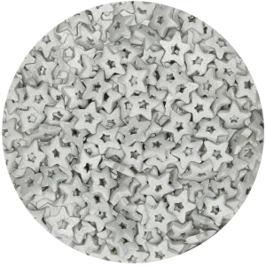 Stella Aperta Argento Metallizzata 50 Grammi FunCakes