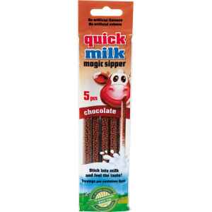 Cannucce al Cioccolato Quick Milk Senza Glutine 30 g Felfoldi