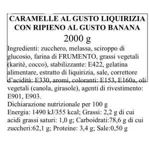 Maxi Liquirizie Farcite Banana 500 g