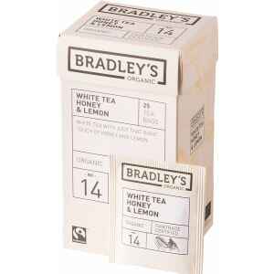 Astuccio Bio Numero 14 - Te Bianco Miele e Limone 1,75 g 25 Bustine Bradley's
