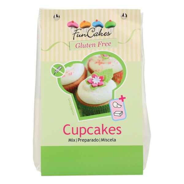 Mix per Cupcakes Senza Glutine e Lattosio 500 g FunCakes