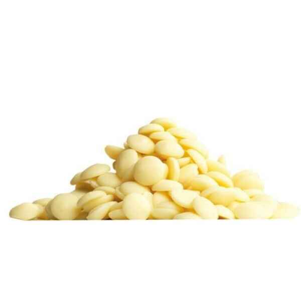 Dischetti di Finissimo Cioccolato Bianco Belga 1 Kg Callebaut