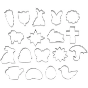 Tagliapasta Metal Cookie Cutter Tub Pasqua 18 Pz Wilton