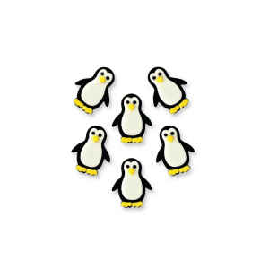 Pinguini in Zucchero 6 Pz Confezionati da noi