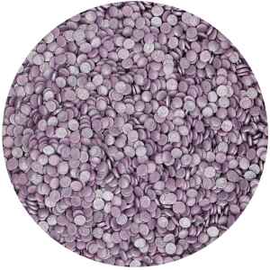 Coriandoli Viola Metallizzati Ø 4 mm 70 g FunCakes