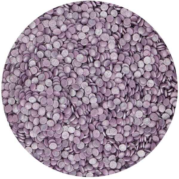 Coriandoli Viola Metallizzati Ø 4 mm 70 g FunCakes