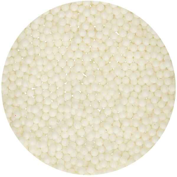 Perle Bianco Lucido Ø 4 mm 80 Grammi FunCakes