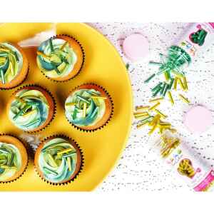 Bastoncini Oro Giallo Metallizzato XL 70 Grammi FunCakes