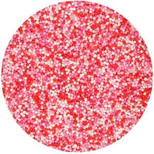 Perline Rosso Bianco Rosa Ø 1.5 mm 80 g FunCakes