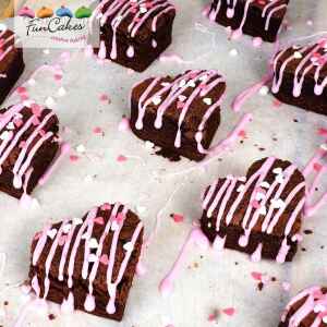 Cuoricini Rosa e Bianchi 60 Grammi FunCakes