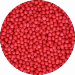 Perle Rosso Brillante Ø 4 mm 80 g Confezionati da noi