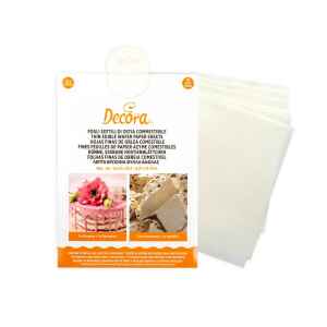 Fogli di ostia Carta per wafer commestibile Bianca 10 Pz A4