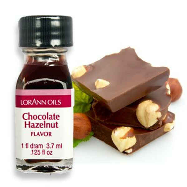 Aroma Concentrato Cioccolato alla Nocciola Senza Zucchero e Glutine 3,7 ml LorAnn