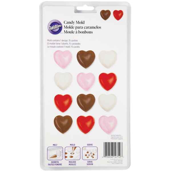 Wilton Stampo in Plastica Cuore Candy e Choco