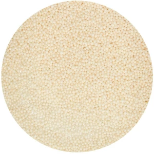 Perline Bianco Madreperla Ø 1,5 mm 80 g FunCakes