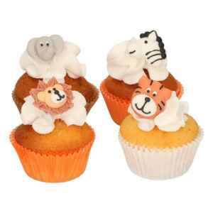 Animali da Safari in Zucchero 8 Pezzi FunCakes