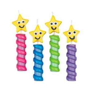 Candeline Chunky Star 4 Pz Wilton