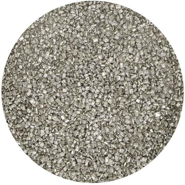 Zucchero Colorato Argento Metallizzato 80 g FunCakes