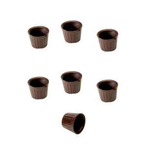 Bicchierini Pirottini - Cupcake di cioccolato fondente 128 pz