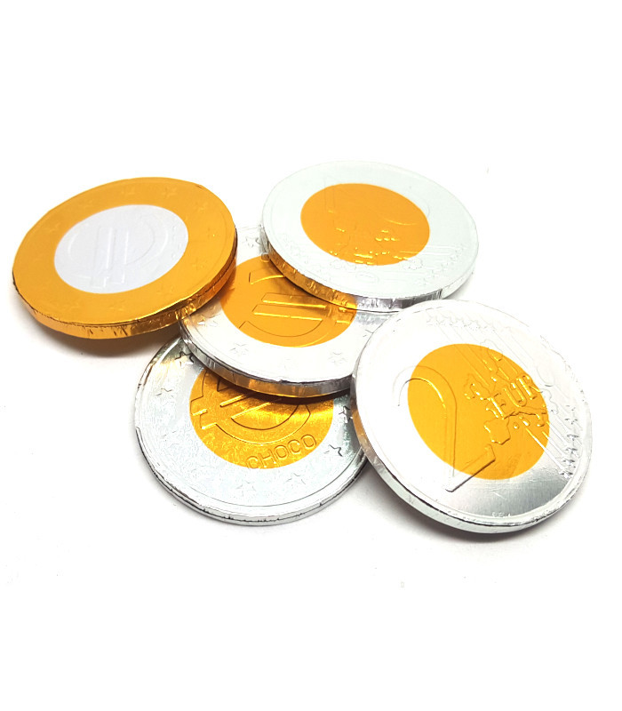 Monete da 1 e 2 Euro di cioccolato 1Kg