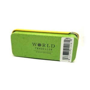 Mini latta rettangolare tascabile slider World Traveller - Ticket N° A7045
