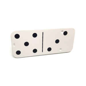 Mini Latta Rettangolare Tascabile Slider Domino Bianco 1 pz