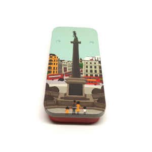 Mini latta rettangolare tascabile slider City - Nelson's Column Paul Thurlby City