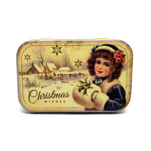 Latta Rettangolare Tascabile a Cerniere Nostalgia - Christmas Wishes