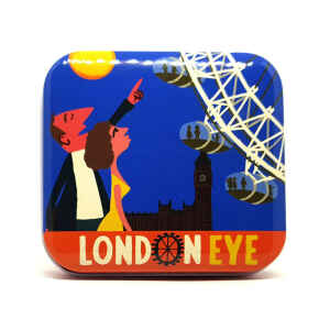 Latta Rettangolare Tascabile a Cerniere City - London Eye Paul Thurlby City