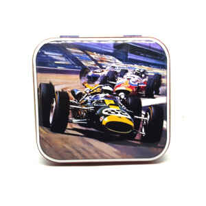 Latta rettangolare tascabile a cerniere Vintage Racers - Racer N°82