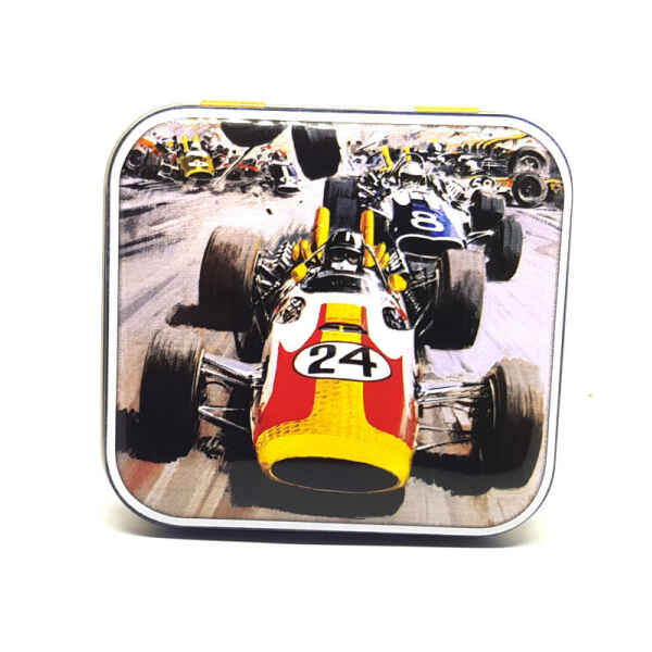 Latta rettangolare tascabile a cerniere Vintage Racers - Racer N°24