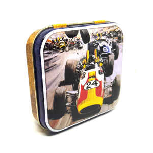 Latta rettangolare tascabile a cerniere Vintage Racers - Racer N°24