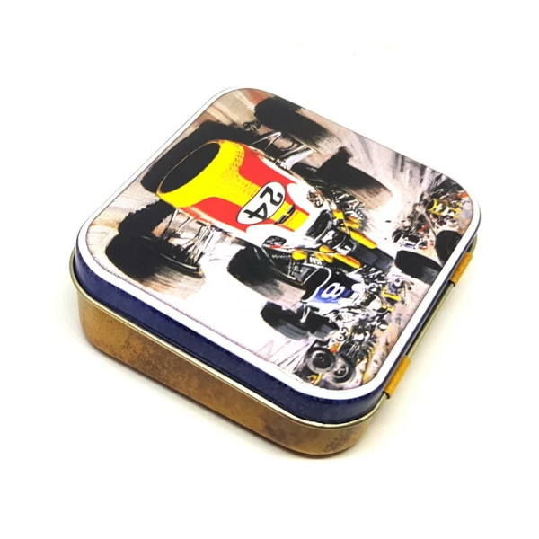Latta rettangolare tascabile a cerniere Vintage Racers - Racer N°24