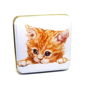 Latta quadrata piccola Best Friends - Marmalade Kitten Jo Stockdale