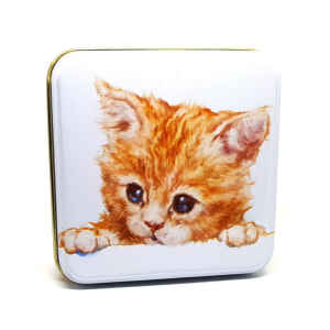 Latta quadrata piccola Best Friends - Marmalade Kitten Jo Stockdale