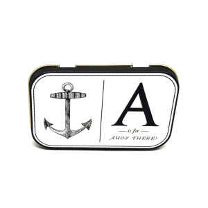 Latta Rettangolare Tascabile a Cerniere Sewing - A is for Ahoy There