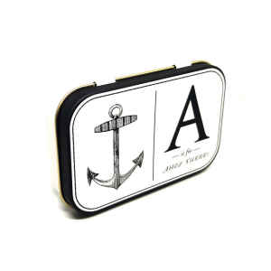 Latta Rettangolare Tascabile a Cerniere Sewing - A is for Ahoy There