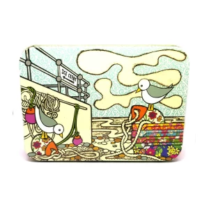 Latta Rettangolare Piccola Coast - Fishing Boat 14,2 x 10,1 x 3,7 cm