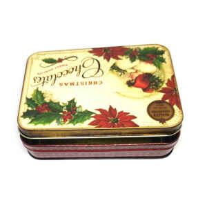 Latta Rettangolare Piccola Nostalgia - Christmas Chocolates 14,2 x 10,1 x 3,7 cm