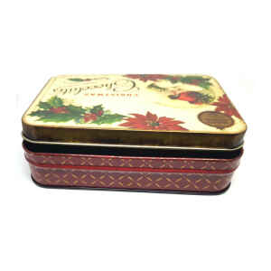 Latta Rettangolare Piccola Nostalgia - Christmas Chocolates 14,2 x 10,1 x 3,7 cm