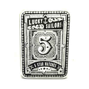 Latta Rettangolare Piccola Matches Lucky Sailor 14,2 x 10,1 x 3,7 cm