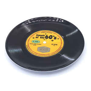 Piatto da portata disco in vinile 45 giri Sounds of the 60's