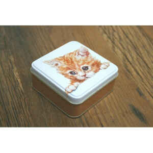 Latta quadrata piccola Best Friends - Marmalade Kitten Jo Stockdale