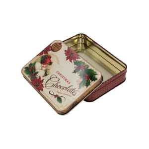 Latta Rettangolare Piccola Nostalgia - Christmas Chocolates 14,2 x 10,1 x 3,7 cm