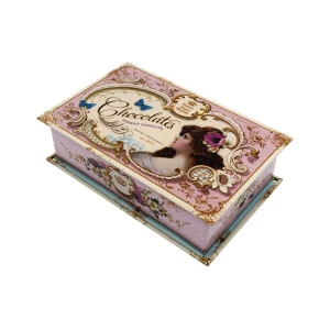 Latta rettangolare media a cerniere Chocolates 23 x 14,5 x 6,3 cm